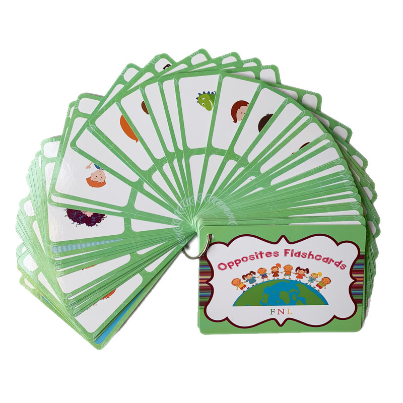 Kids Education Things - The 100 Groups Opposites Flashcards English