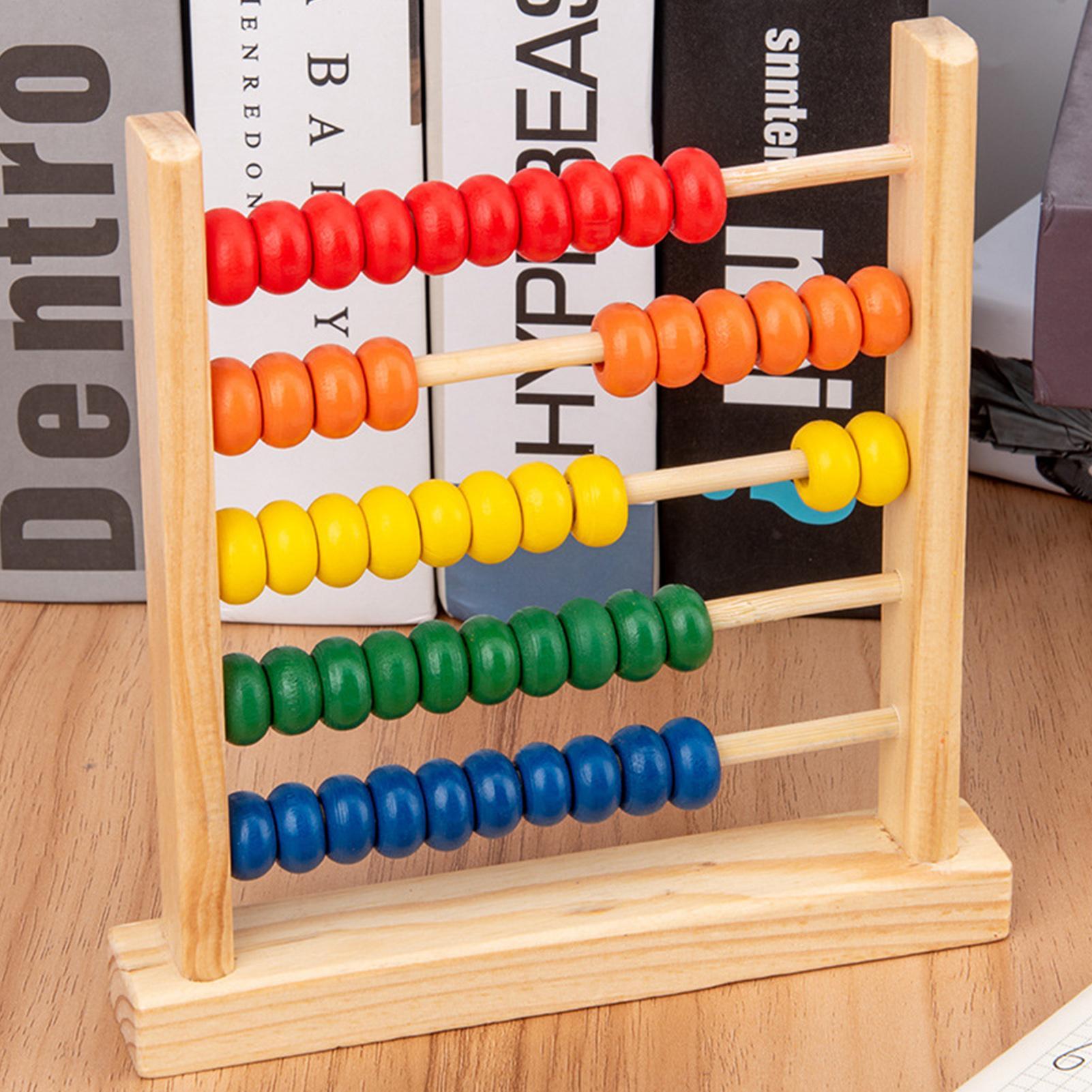 Abacus Counting Bead - Wooden Frame Abacus Toys Counting Abacus