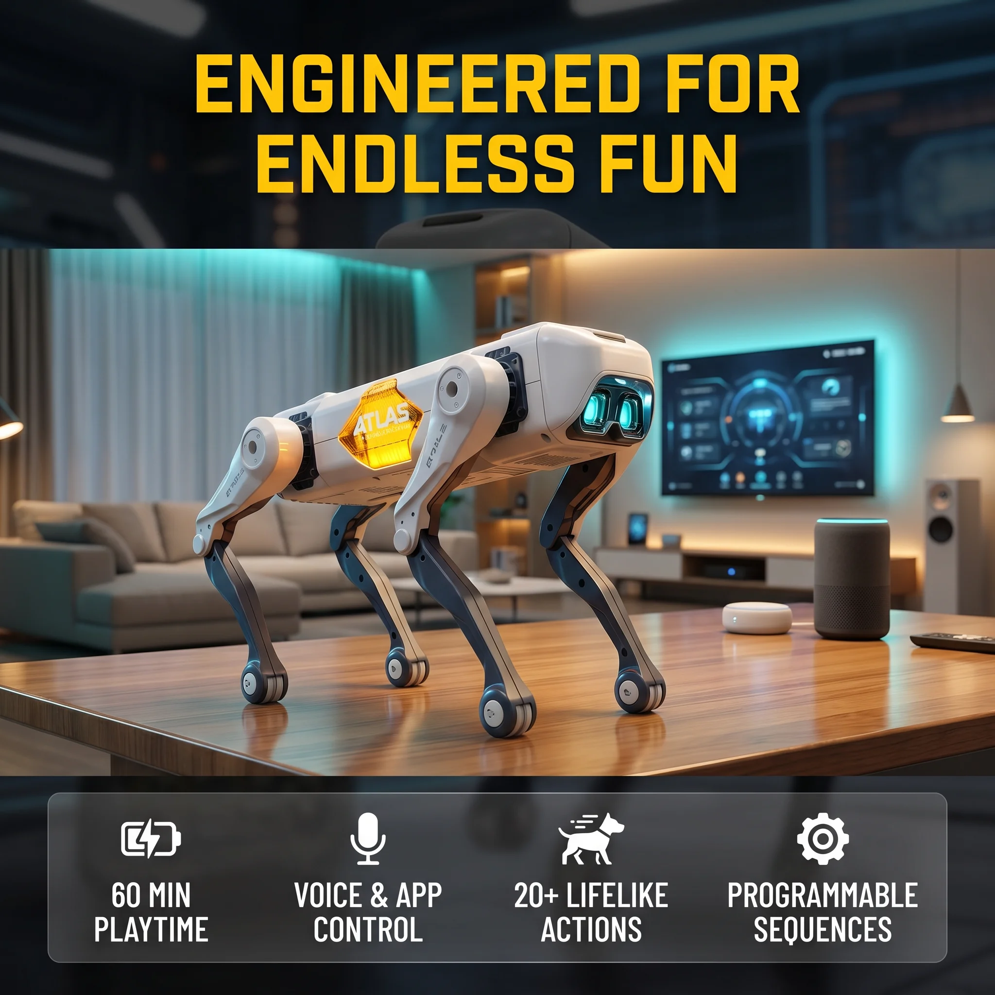 Kids Education Things - AI Smart Robot Dog, Voice &