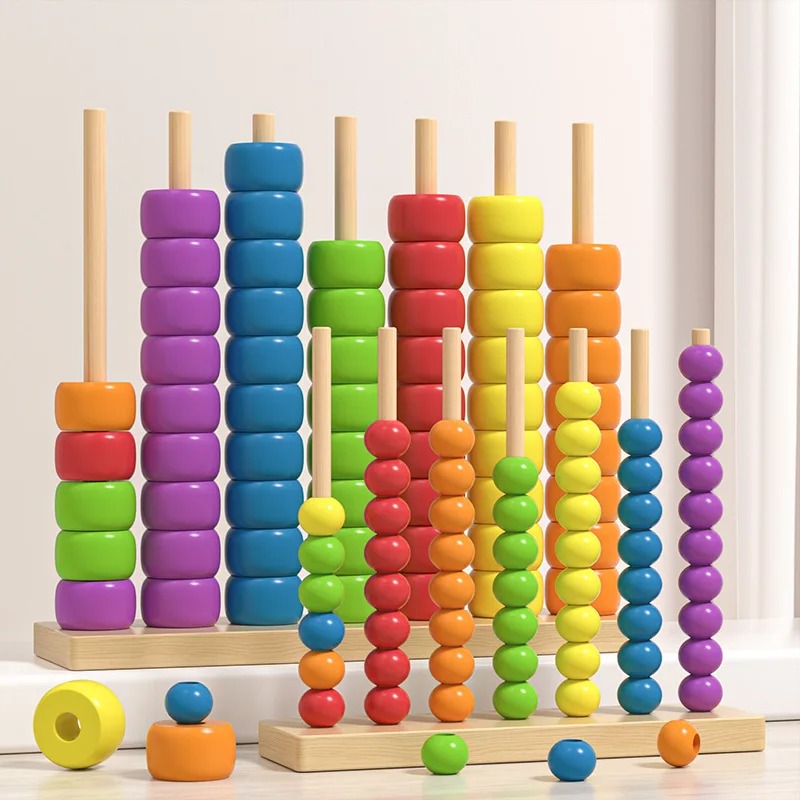 Wooden Abacus Montessori Educa - đánh giá và giá Abacus Counting Bead