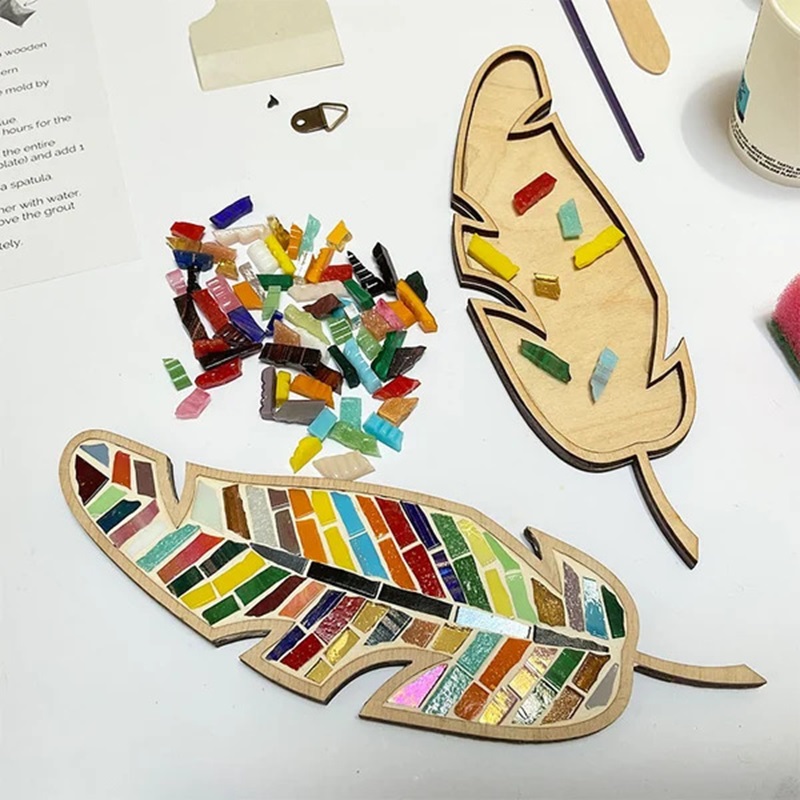 DIY Mosaic Coaster Colored Fea - đánh giá và giá Kids Education Things