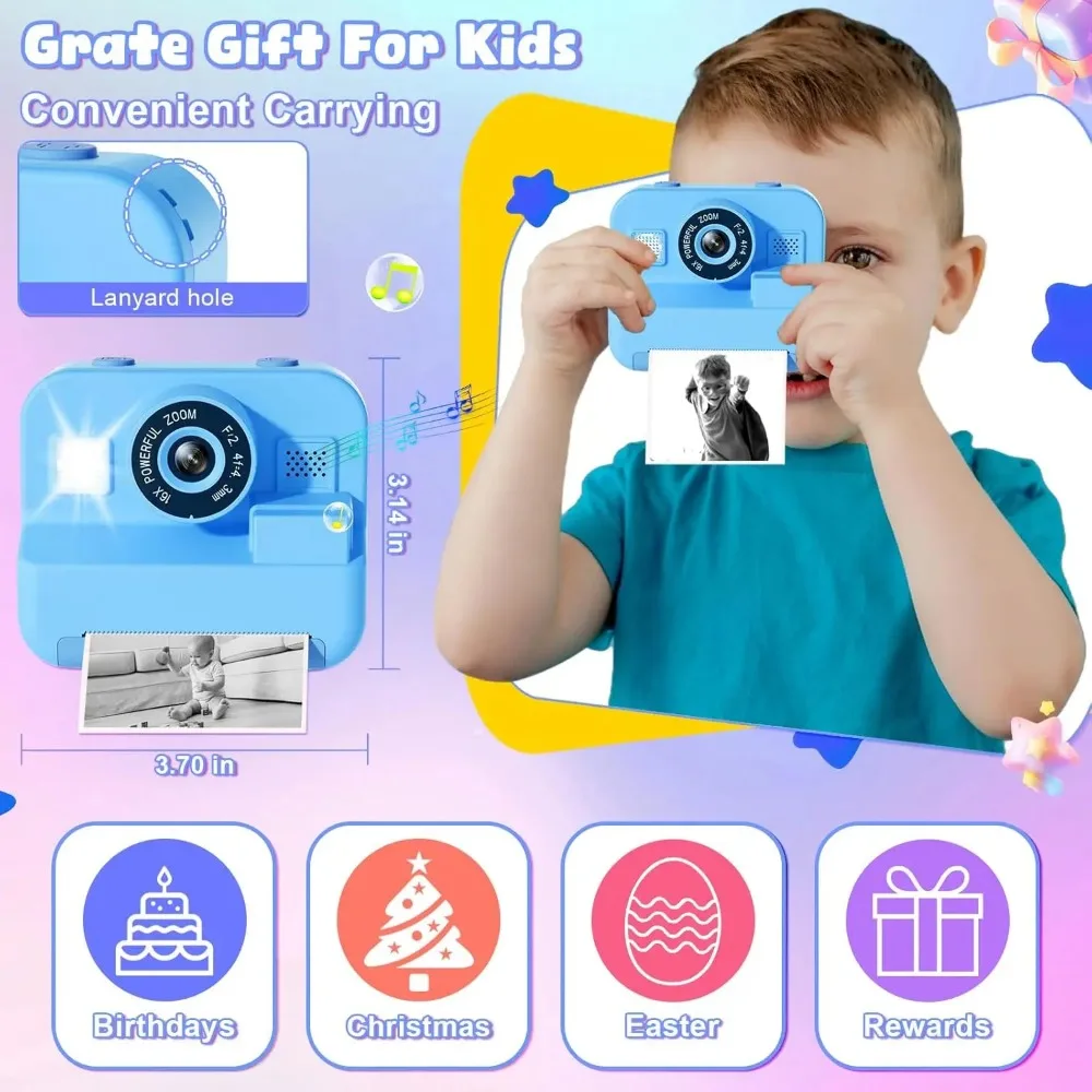 Kids Camera Instant Print 32G  - đánh giá và giá Kids Education Images
