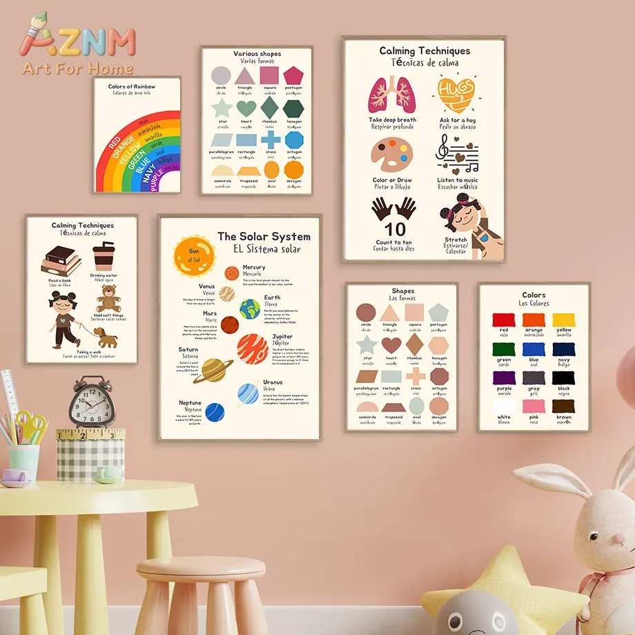 AZNM Bilingual Spanish English - đánh giá và giá Kids Education System
